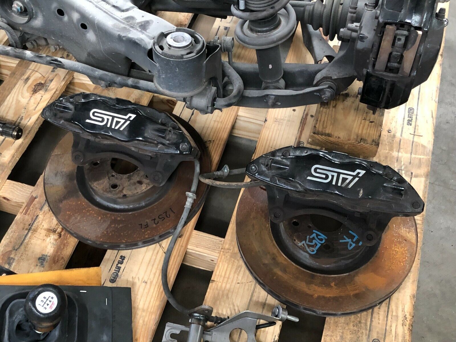 12 13 14 Subaru Impreza WRX STI Transmission + Axle + Brembo Swap 1252 OEM - Fresh Stock Dated February 2026