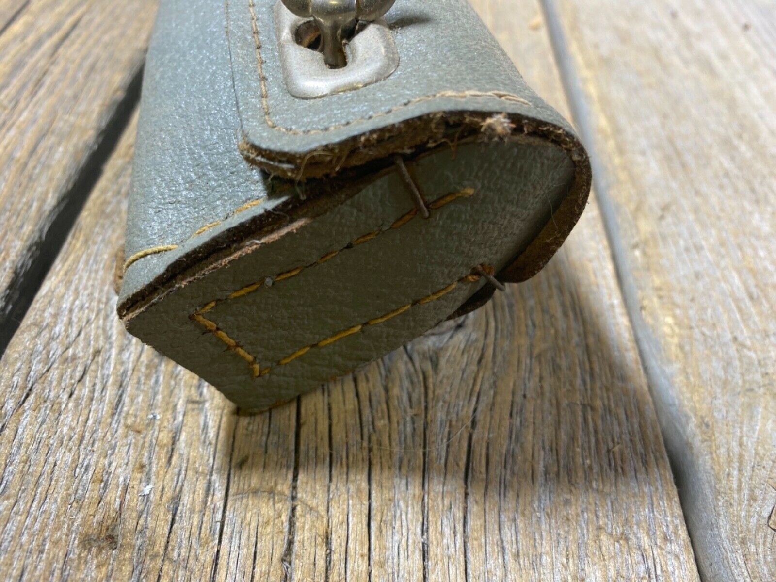 VINTAGE ANTIQUE BIKE BICYCLE SADDLE BAG TOOL BAG LEATHER TOOL POUCH FOR SEAT USE - Fresh Stock Dated December 2025