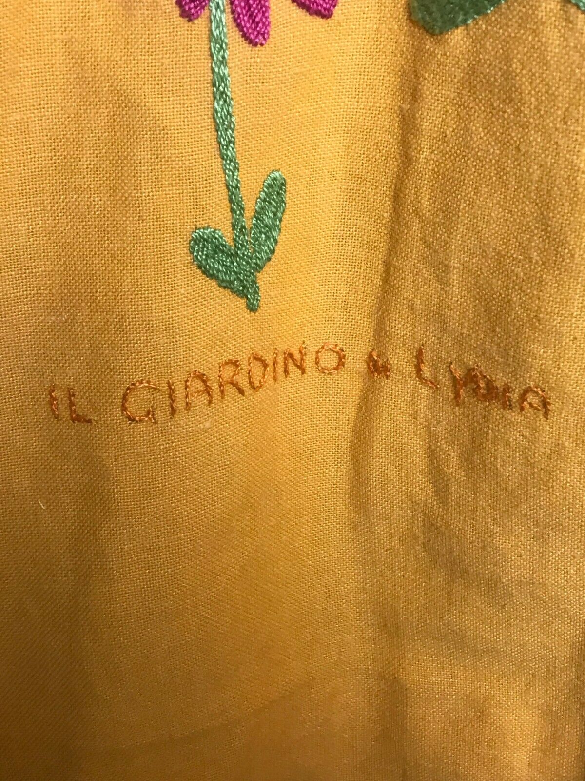 Lydia De Roma  made in  Italy Maxi skirt- 1970's. Hand embroidered - Fresh Stock Dated December 2025