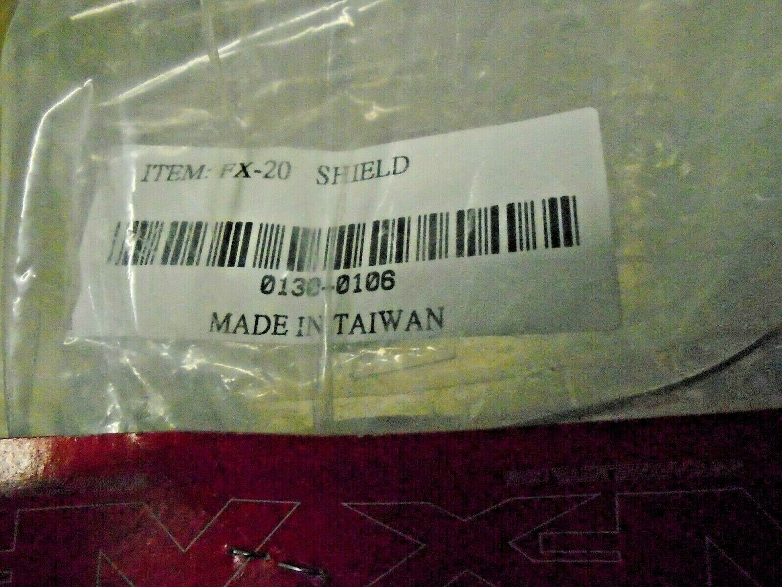 NOS AFC Replacement Face Shield FX-20 Clear - Fresh Stock Dated February 2026