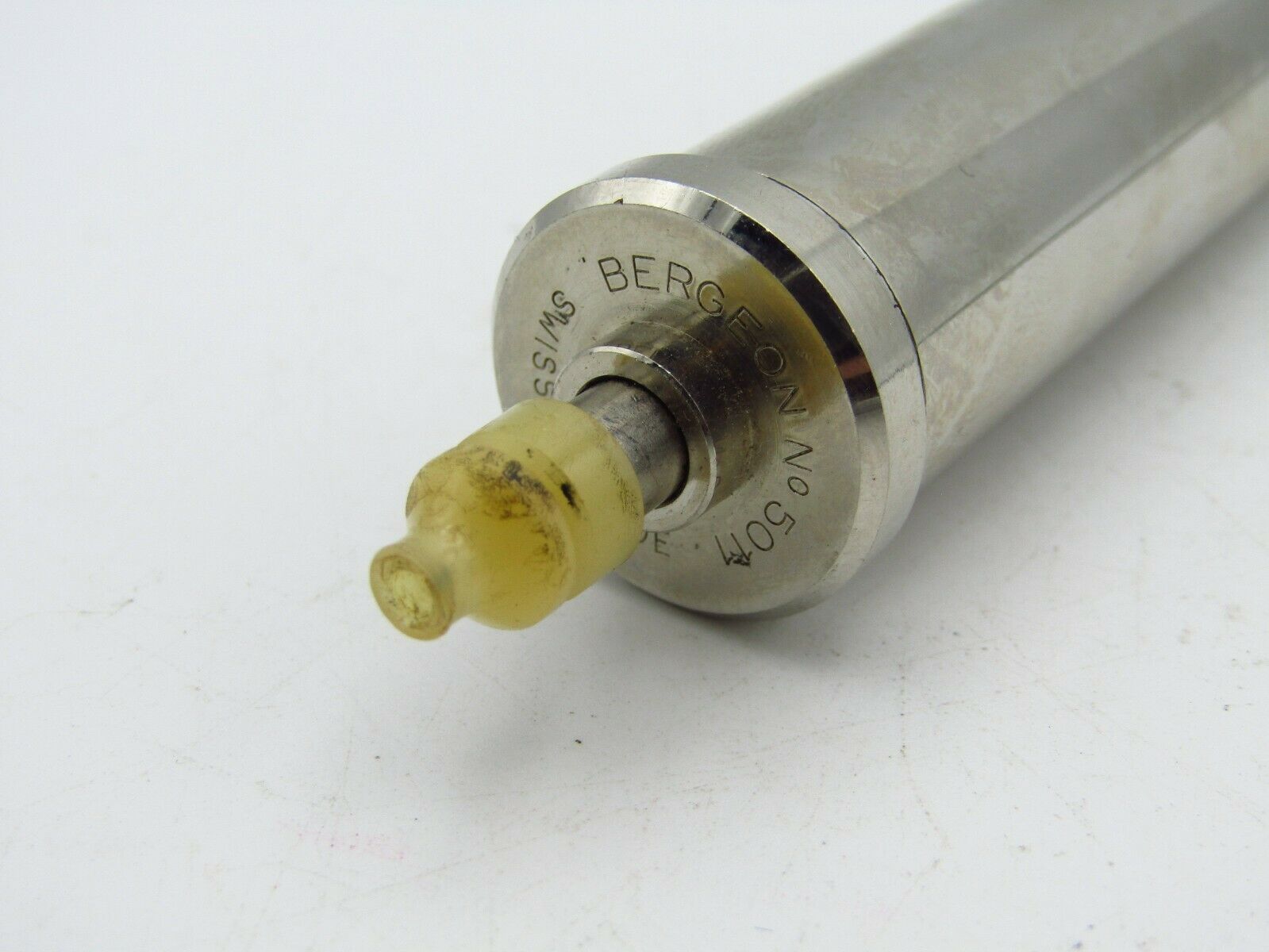 BERGEON 5011 PUMP FOR REMOVING WATCH CRYSTALS ONLY 1 TIP WATCH TOOL AS IS w2 - Fresh Stock Dated February 2026
