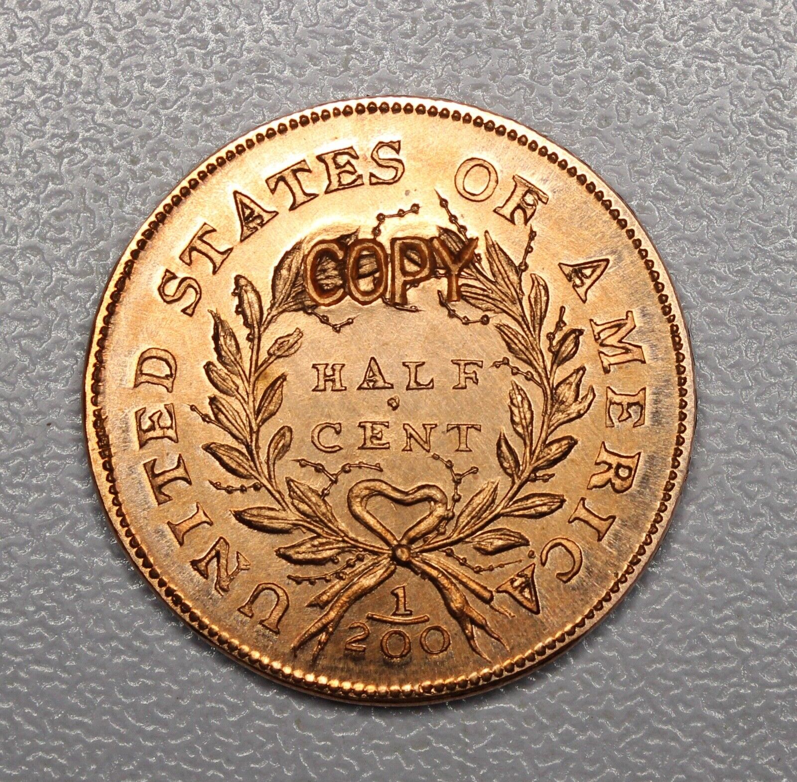 1793 Liberty Cap Half Cent Copper US Coin Gallery Mint - Fresh Stock Dated February 2026