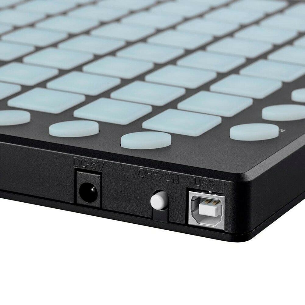 64x Pads 24x Buttons MIDI Grid Controller RGB USB Music Production Recording - Fresh Stock Dated February 2026