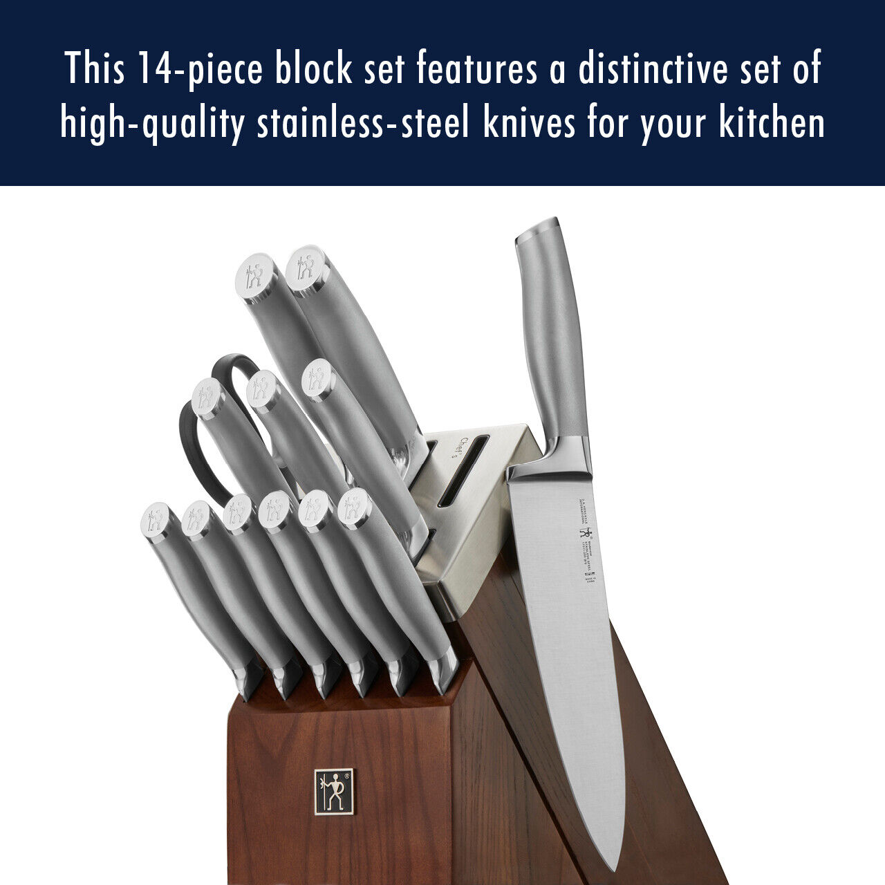 Henckels Modernist 14-pc Self-Sharpening Knife Set with Block, Chef Knife, - Fresh Stock Dated February 2026