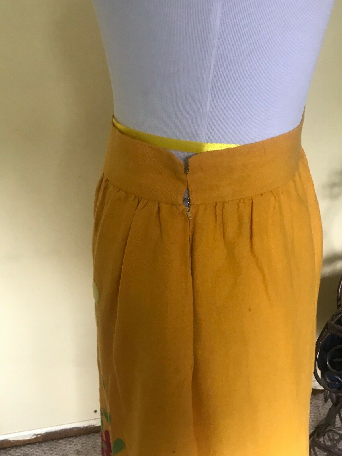 Lydia De Roma  made in  Italy Maxi skirt- 1970's. Hand embroidered - Fresh Stock Dated December 2025