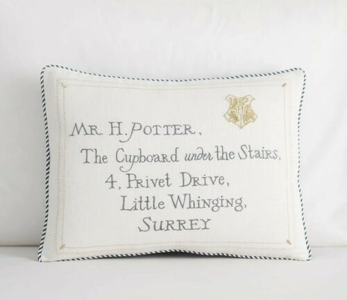 Pottery Barn Kids PB Teen Harry Potter Letter sham 12x16