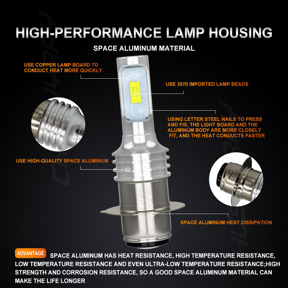 Super Bright LED Light Bulbs for Can Am Ds90 Ds70 2008 - 2022 Bulb - Fresh Stock Dated February 2026