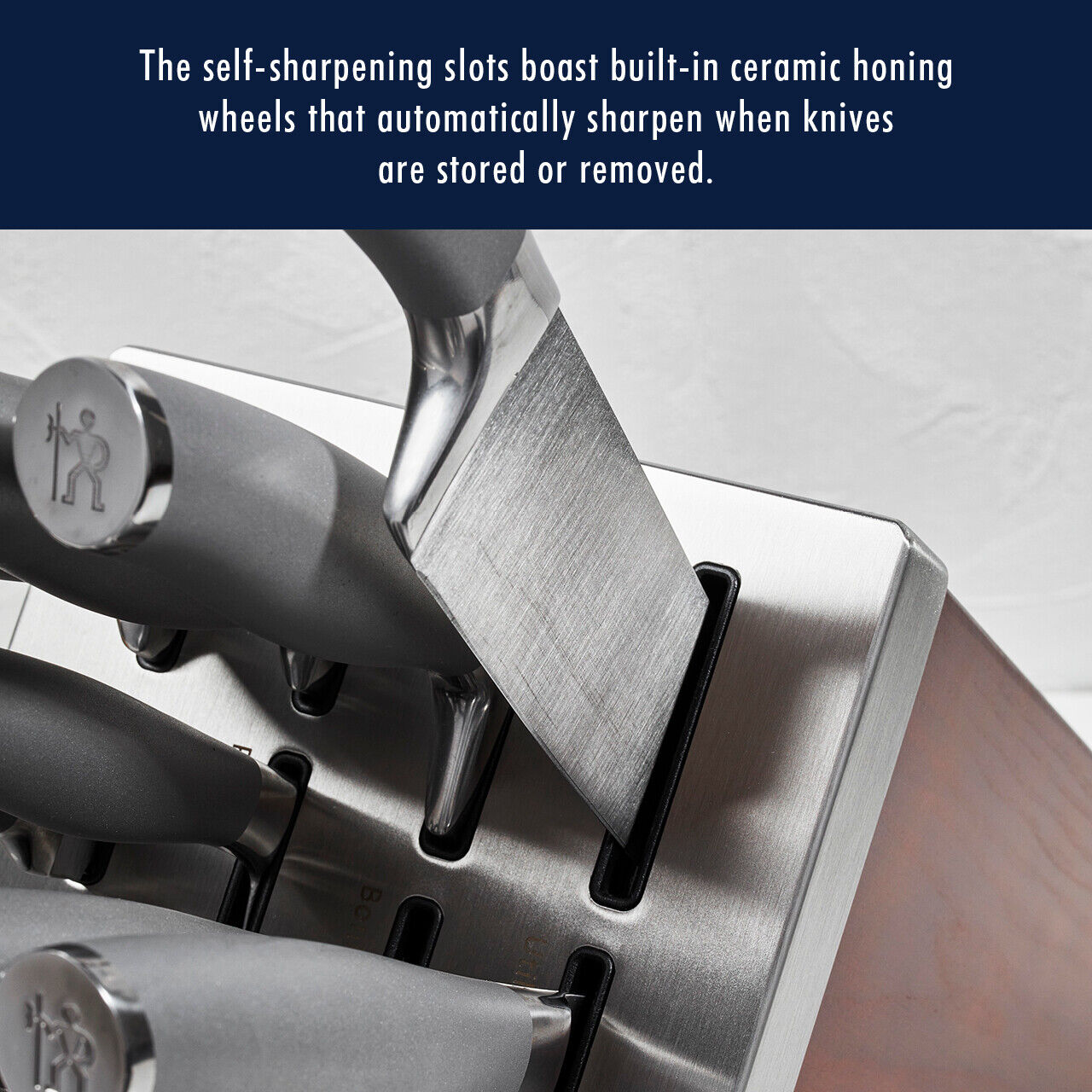 Henckels Modernist 14-pc Self-Sharpening Knife Set with Block, Chef Knife, - Fresh Stock Dated February 2026