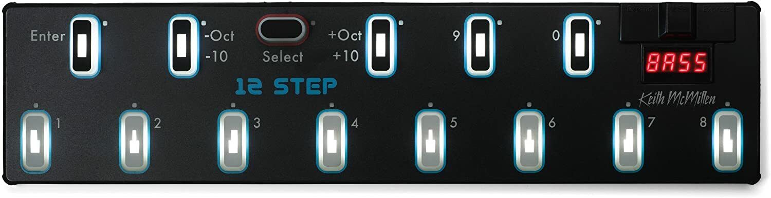 Keith MacMillen 12 Step Chromatic Keyboard Foot Controller. Authorized Dealer - Fresh Stock Dated February 2026