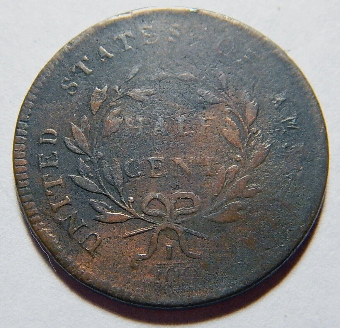 Half cent/penny 1797, 1 over 1 double struck both sides error coin - Fresh Stock Dated February 2026