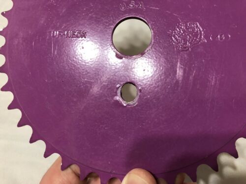 TUF NECK U.S.A. 43t SPROCKET LAVENDER PURPLE OLD SCHOOL BMX - Fresh Stock Dated December 2025