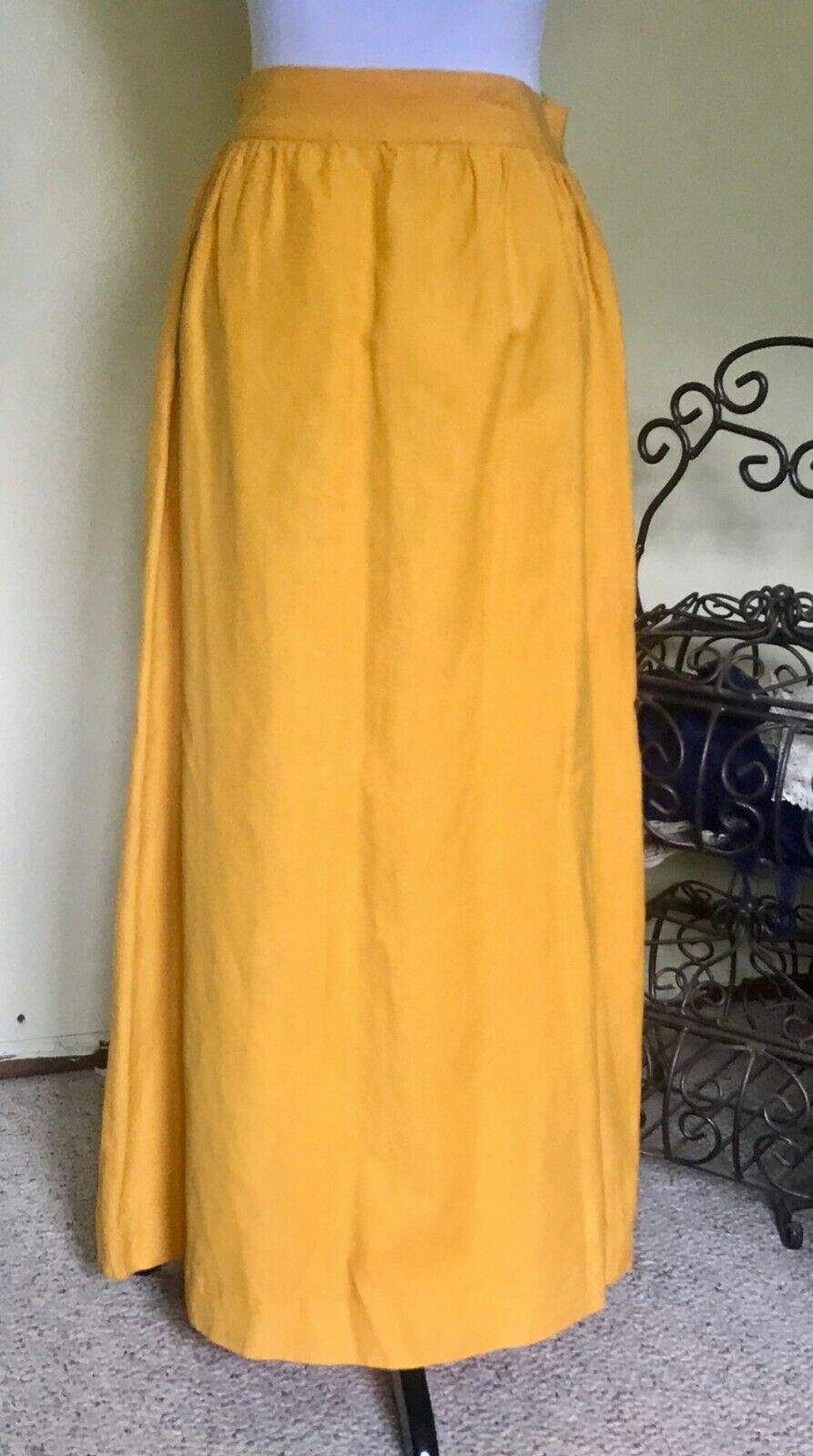 Lydia De Roma  made in  Italy Maxi skirt- 1970's. Hand embroidered - Fresh Stock Dated December 2025