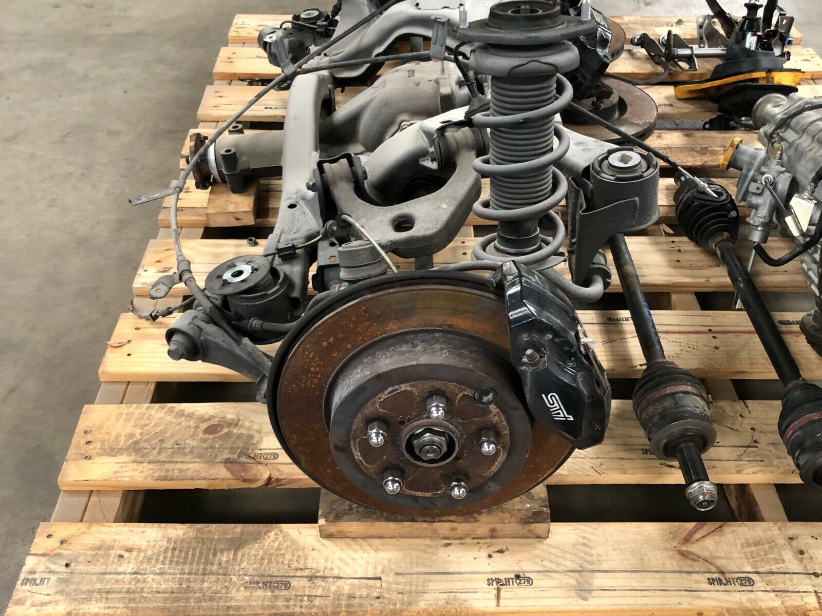 12 13 14 Subaru Impreza WRX STI Transmission + Axle + Brembo Swap 1252 OEM - Fresh Stock Dated February 2026