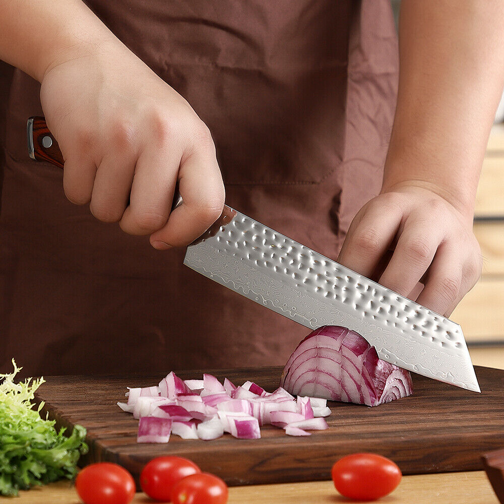 8 inch Kiritsuke Chef knife VG10 Damascus Steel Razor Sharp Kitchen Slicing Gift - Fresh Stock Dated February 2026