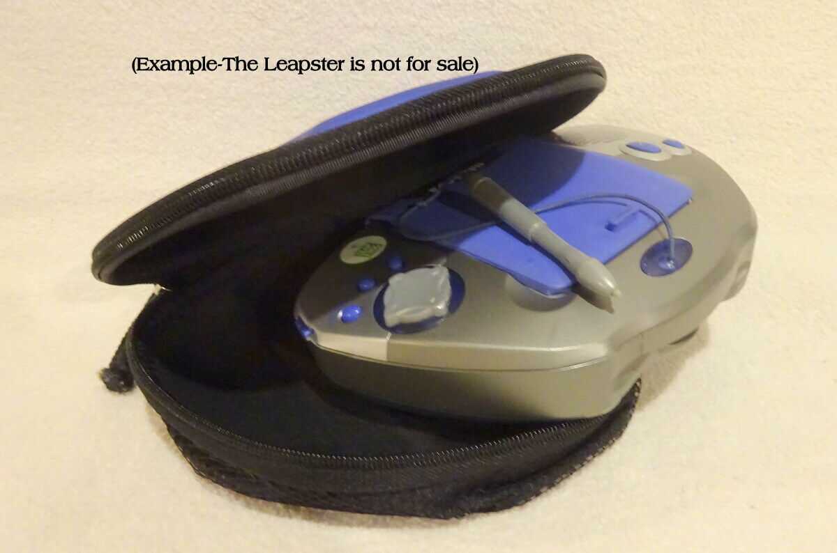 Blue Travel Carry Case for Leap Frog Leapster: Mesh Cartridge Pocket Holder-MINT - Fresh Stock Dated December 2025