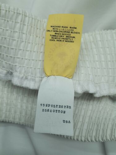 Vtg Circle Malco Modes Partners Please Skirt Sz S Christmas Poinsettia White - Fresh Stock Dated March 2026