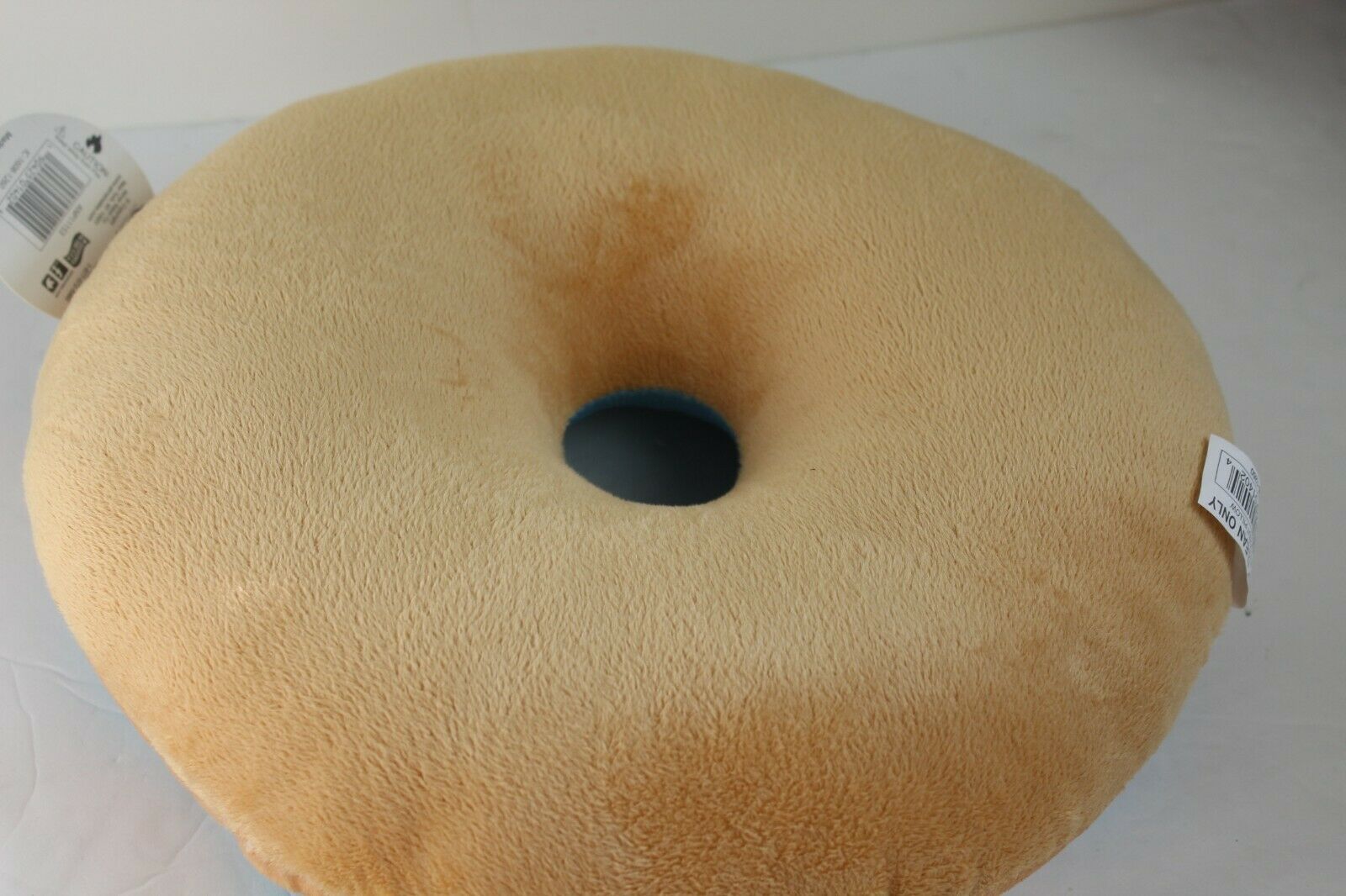 Blue Doughnut Pillow with Sprinkles Plush 13