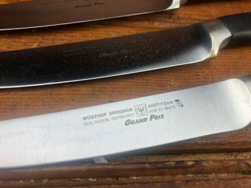 WUSTHOF GRAND PRIX GERMANY SET OF 4 STEAK KNIVES 4.5