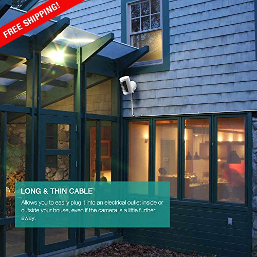 Micro Usb Extension Cable 20Ft Male To Female Extender Cord Zmodo Camera White - Fresh Stock Dated February 2026