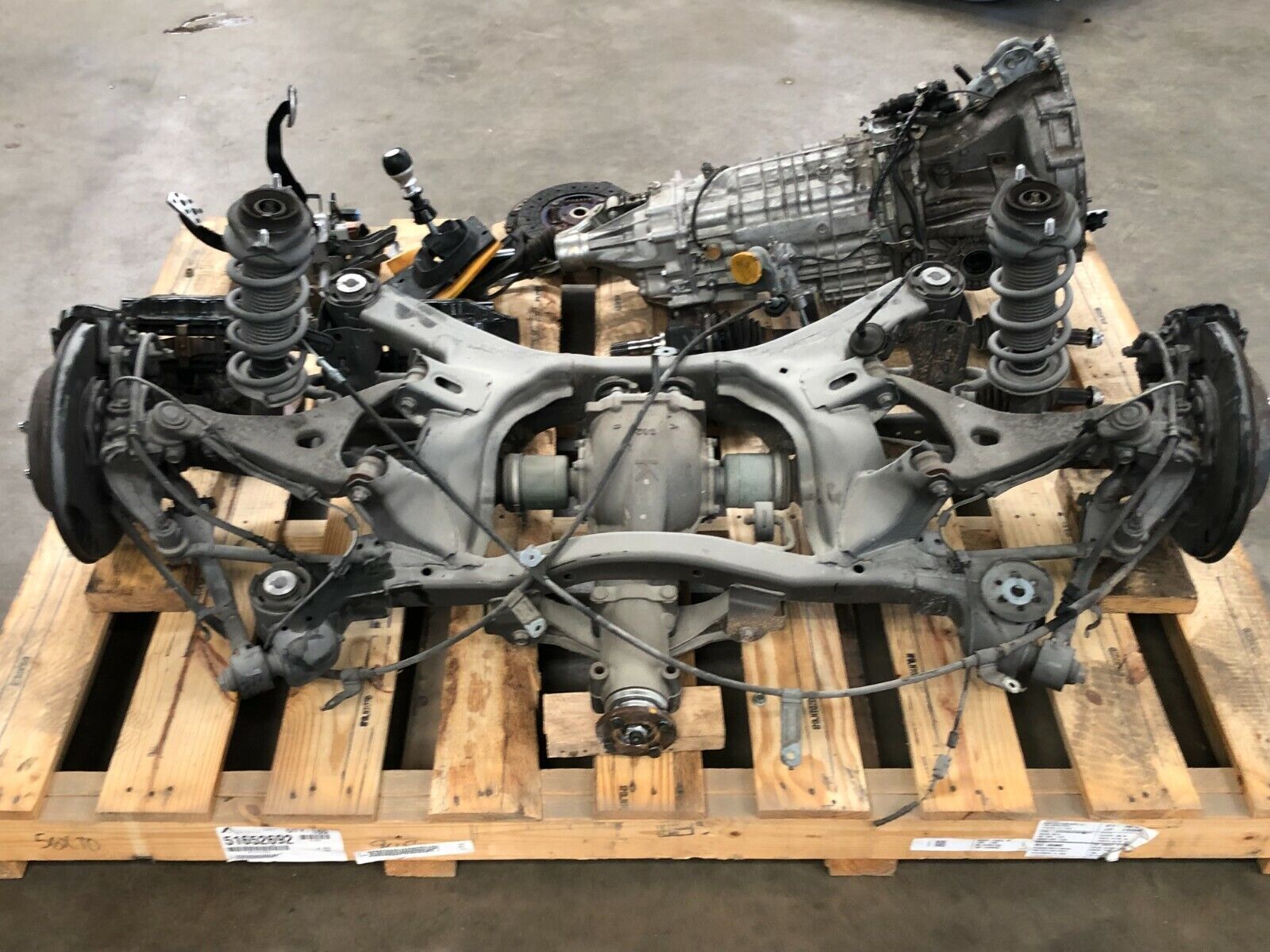 12 13 14 Subaru Impreza WRX STI Transmission + Axle + Brembo Swap 1252 OEM - Fresh Stock Dated February 2026