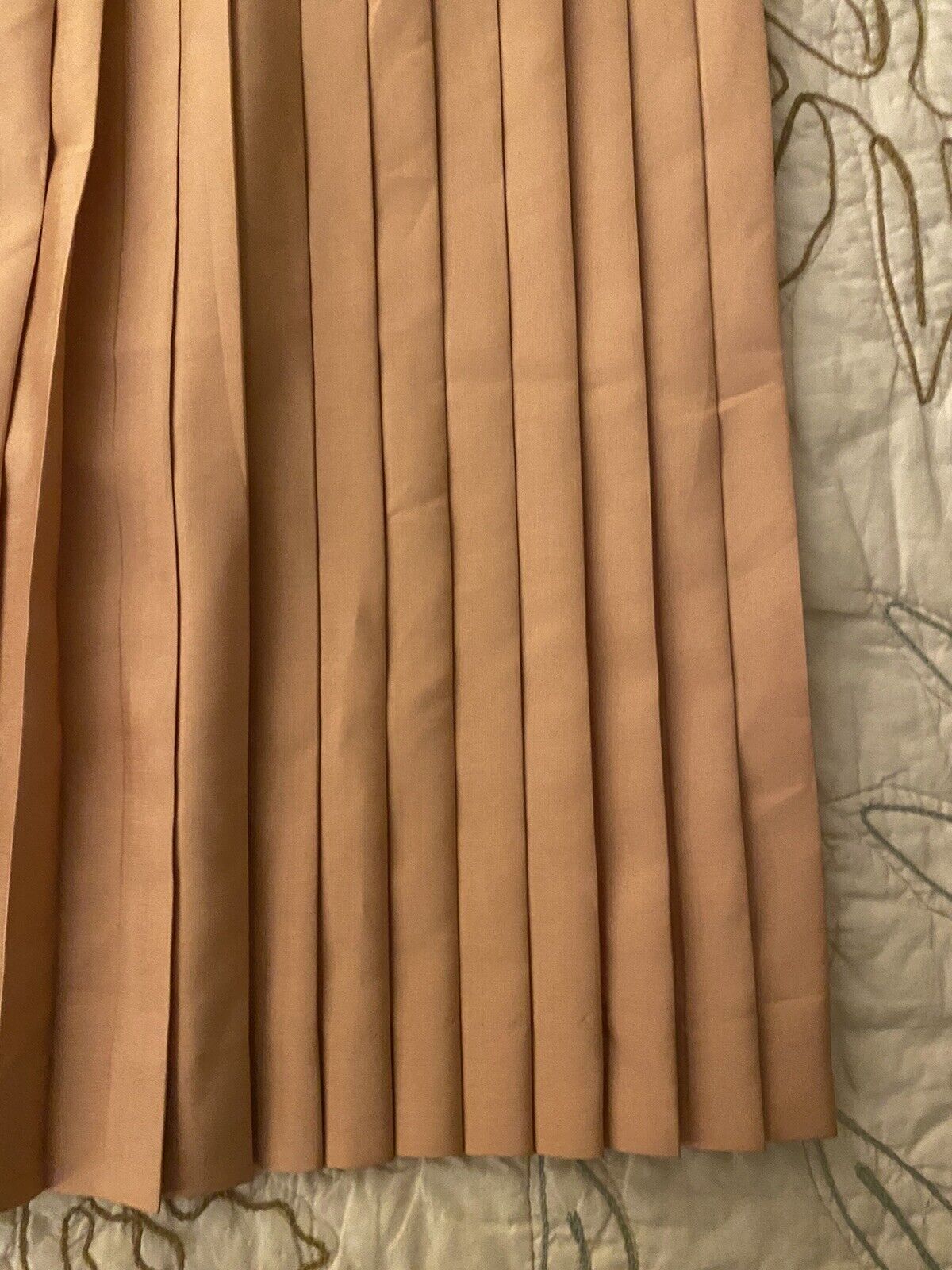 Guy Laroche Vintage Women’s Pleated Silk Skirt Made In Italy - Fresh Stock Dated March 2026