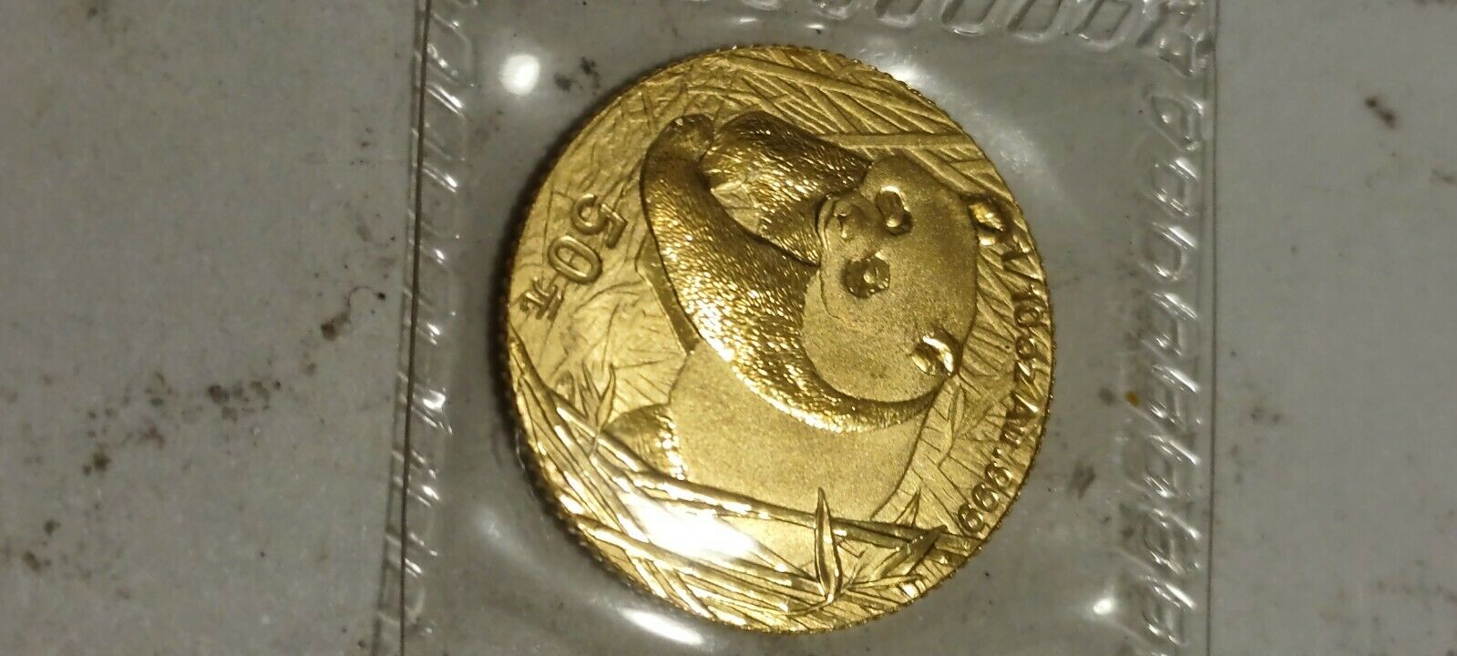 china 1/10 oz gold panda coins 1991 and 2001 in factory packaging. Mint b.u. - Fresh Stock Dated February 2026