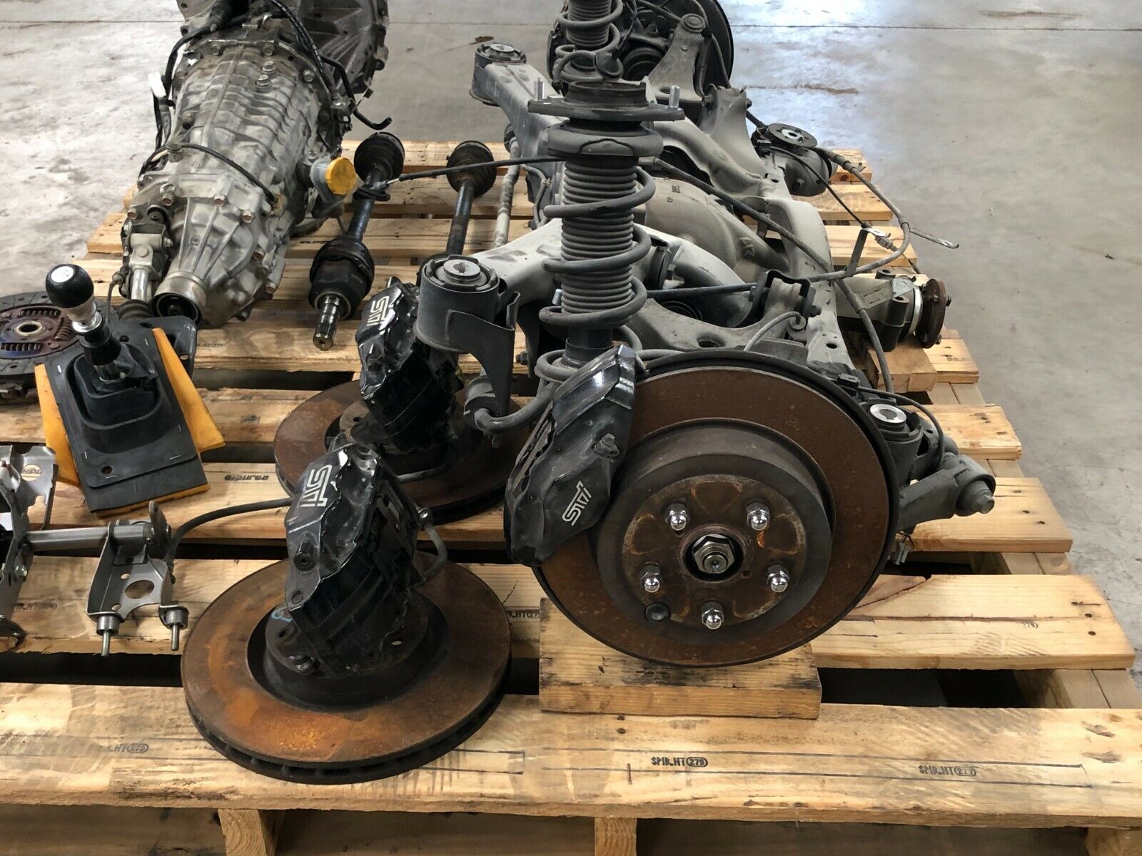 12 13 14 Subaru Impreza WRX STI Transmission + Axle + Brembo Swap 1252 OEM - Fresh Stock Dated February 2026