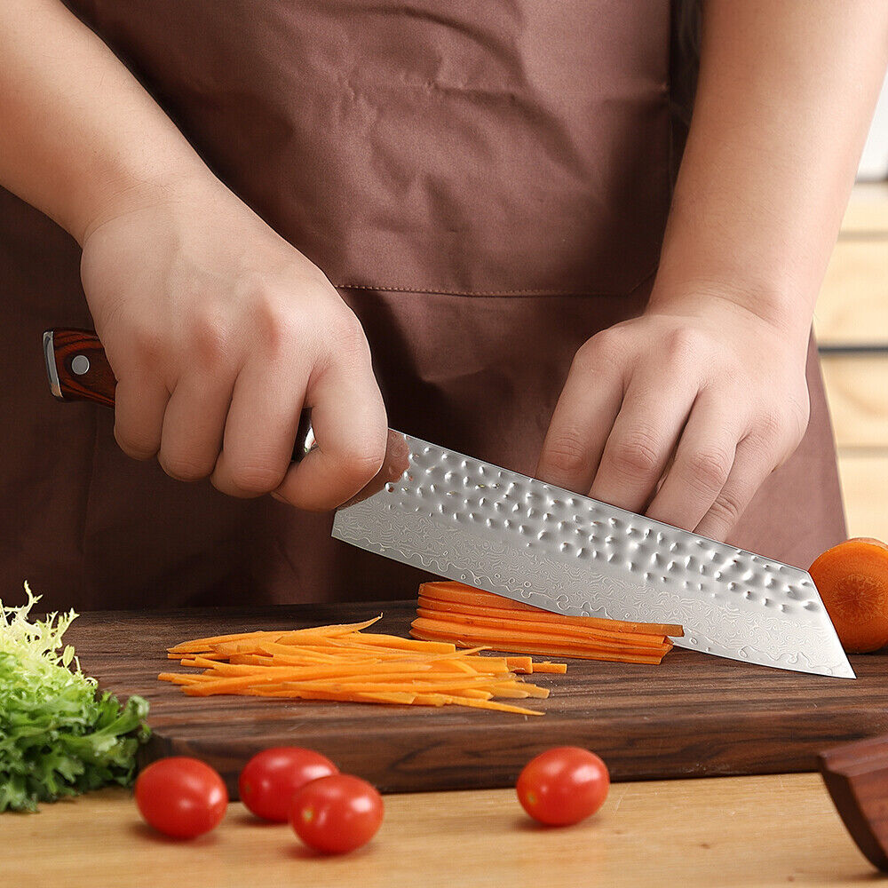 8 inch Kiritsuke Chef knife VG10 Damascus Steel Razor Sharp Kitchen Slicing Gift - Fresh Stock Dated February 2026