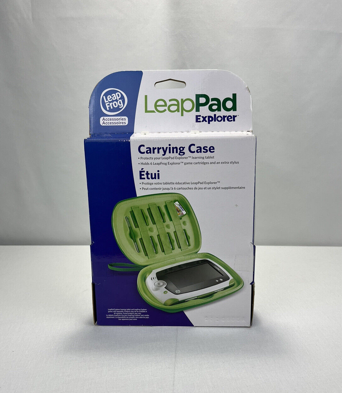 NEW LeapFrog Leap Pad Explorer Green Carrying Case Holds 6 Cartridges - Fresh Stock Dated February 2026