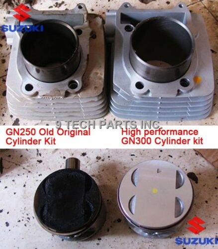 For SUZUKI GN250 GZ250 DF250 LT250 DR250 BIG BORE Cylinder Kit Upgrade to 300 cc - Fresh Stock Dated February 2026