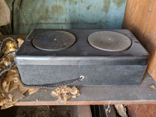 'Cool' Vintage 2 Burner Hot Plate From 30s-40s Made in Indianapolis.  Solid made - Fresh Stock Dated December 2025