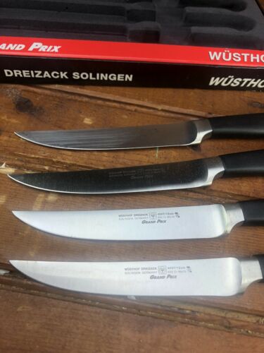 WUSTHOF GRAND PRIX GERMANY SET OF 4 STEAK KNIVES 4.5