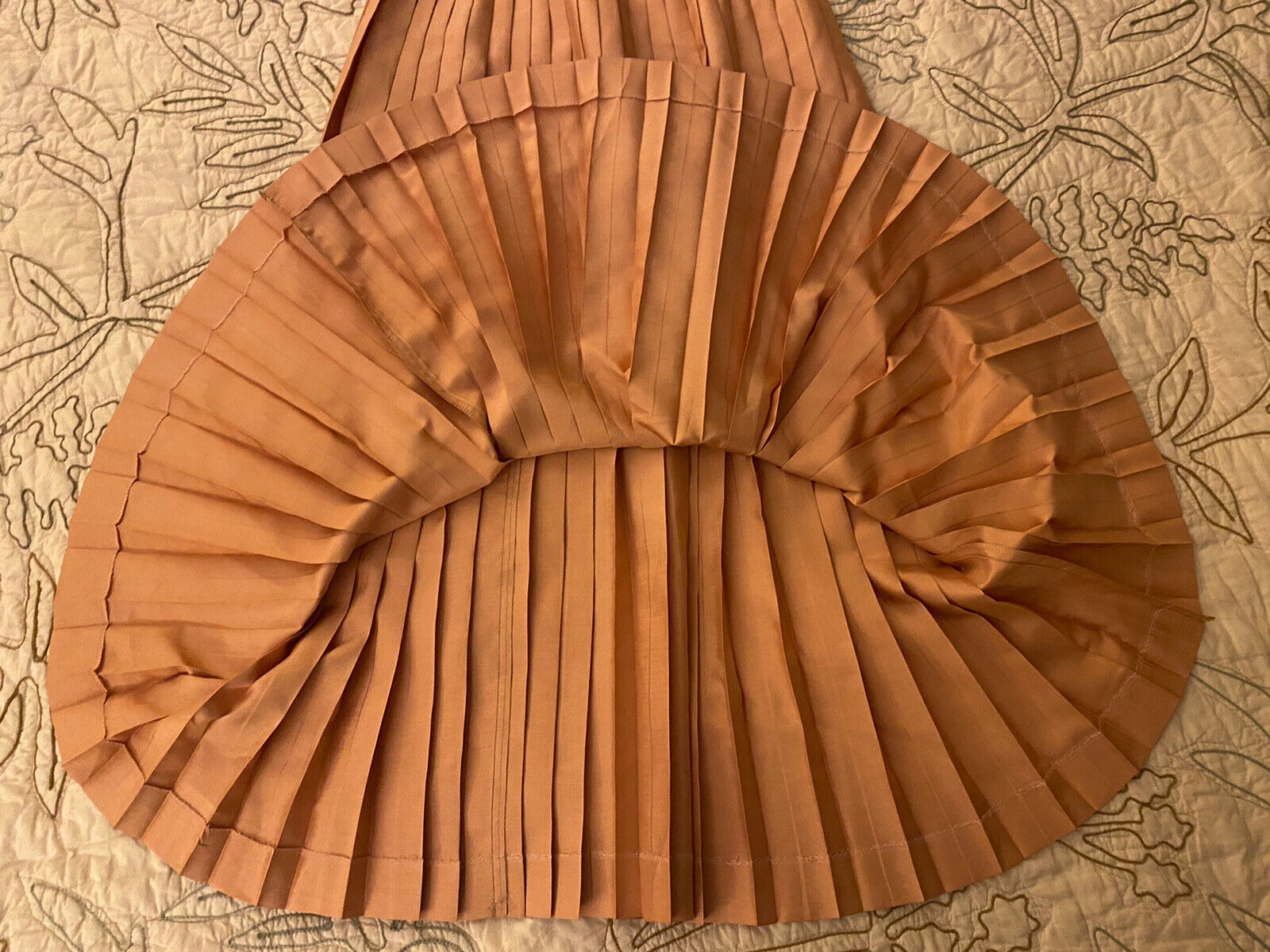 Guy Laroche Vintage Women’s Pleated Silk Skirt Made In Italy - Fresh Stock Dated March 2026