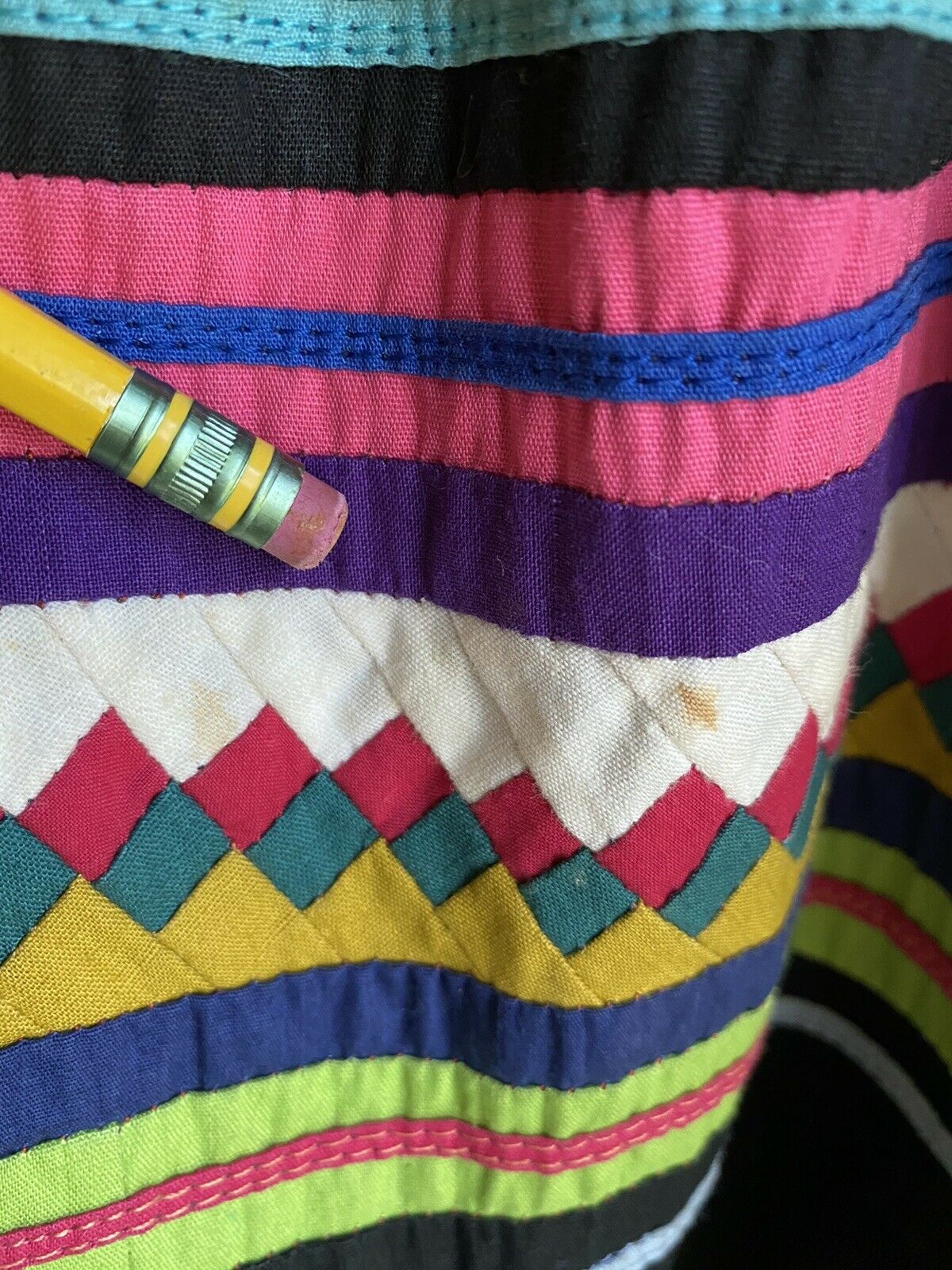 Vintage 50s 60s SEMINOLE Native American Patchwork Handmade Full Skirt - Fresh Stock Dated March 2026