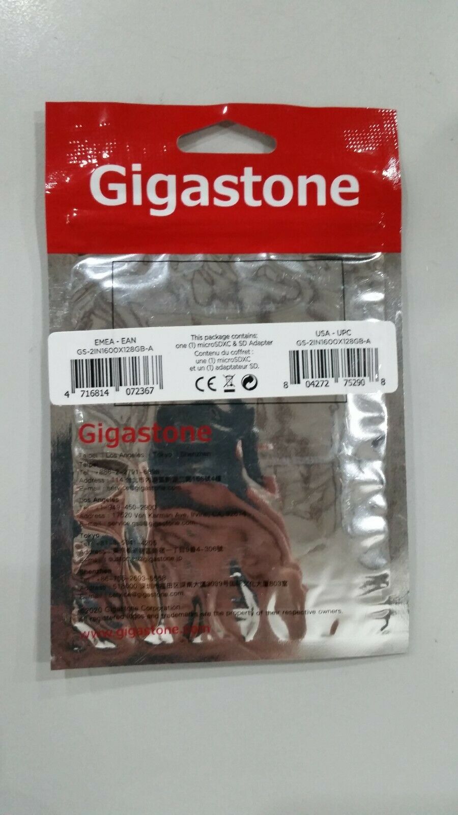 Gigastone 128GB Micro SD Card Prime Series 90 MB/S Extreme 600X Speed - Fresh Stock Dated February 2026