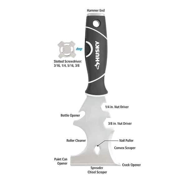 Husky 15-IN-1 Paint Tool - Fresh Stock Dated February 2026