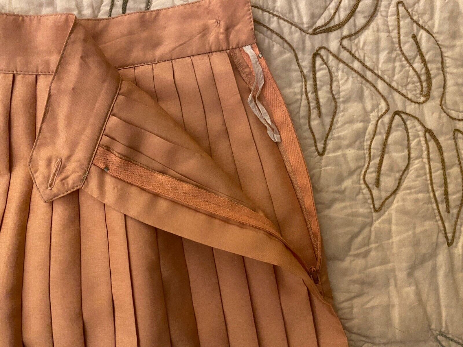 Guy Laroche Vintage Women’s Pleated Silk Skirt Made In Italy - Fresh Stock Dated March 2026