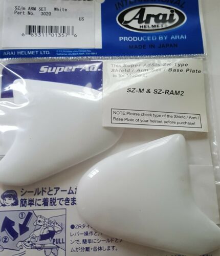 ARAI ZR-TYPE HOLDER (Side Pod) Various Colors for SZ-M, SZ-RAM 2, SZ/F, & RAM 3 - Fresh Stock Dated February 2026