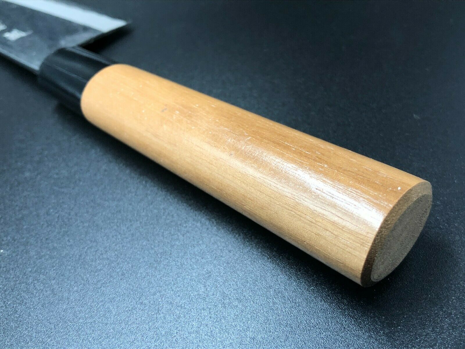 Japanese Kurouchi Forged Multipurpose Knife Santoku 180mm(7.1in) Blue(Aogami)#2 - Fresh Stock Dated December 2025