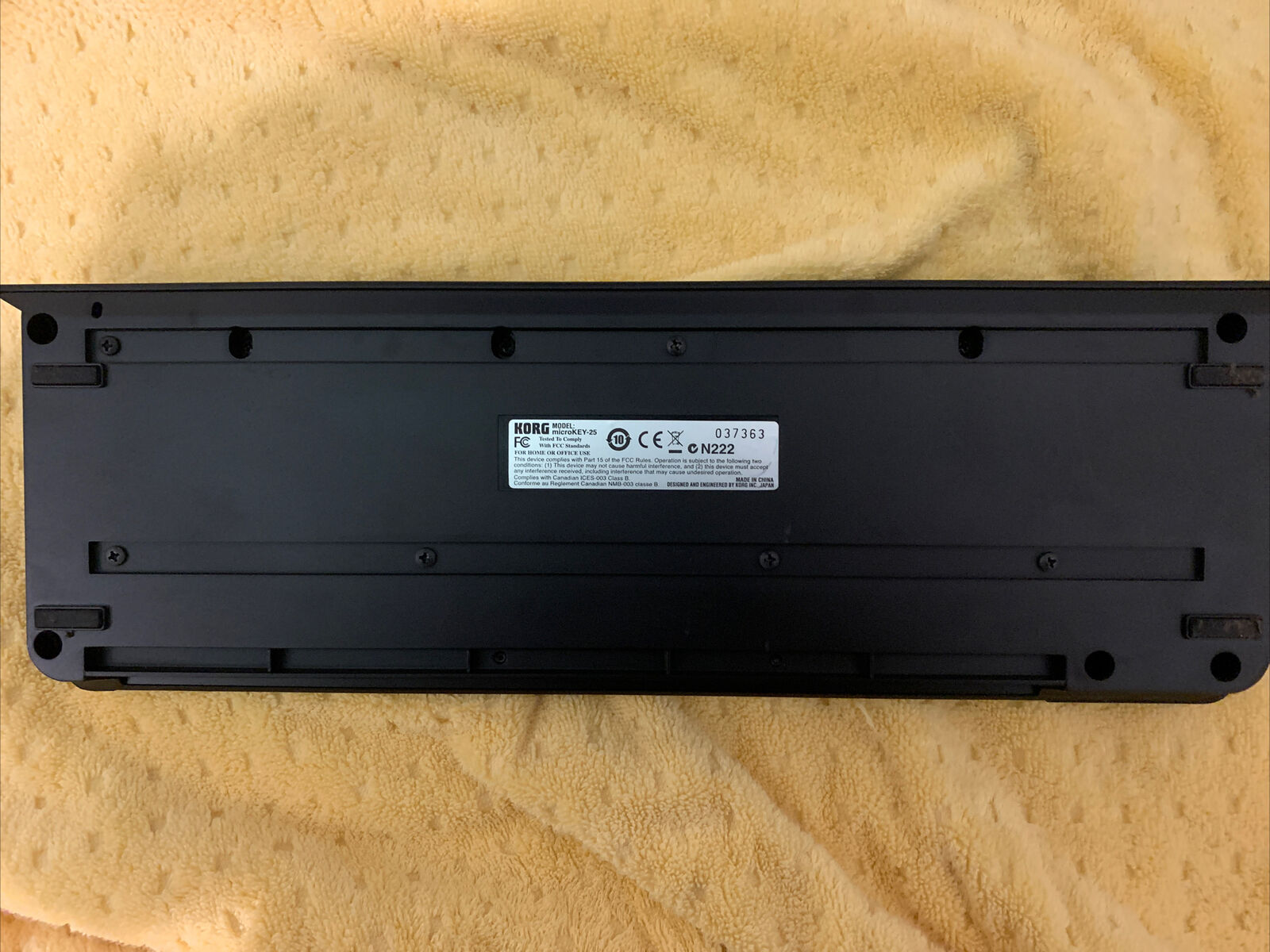 Korg Microkey 25 Key Ultra Compact USB Controller - pre owned - Fresh Stock Dated February 2026