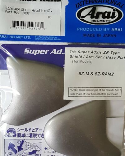 ARAI ZR-TYPE HOLDER (Side Pod) Various Colors for SZ-M, SZ-RAM 2, SZ/F, & RAM 3 - Fresh Stock Dated February 2026