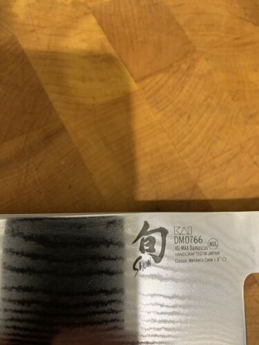 Shun 8” Western Cook’s Knife DM0766 - Fresh Stock Dated December 2025