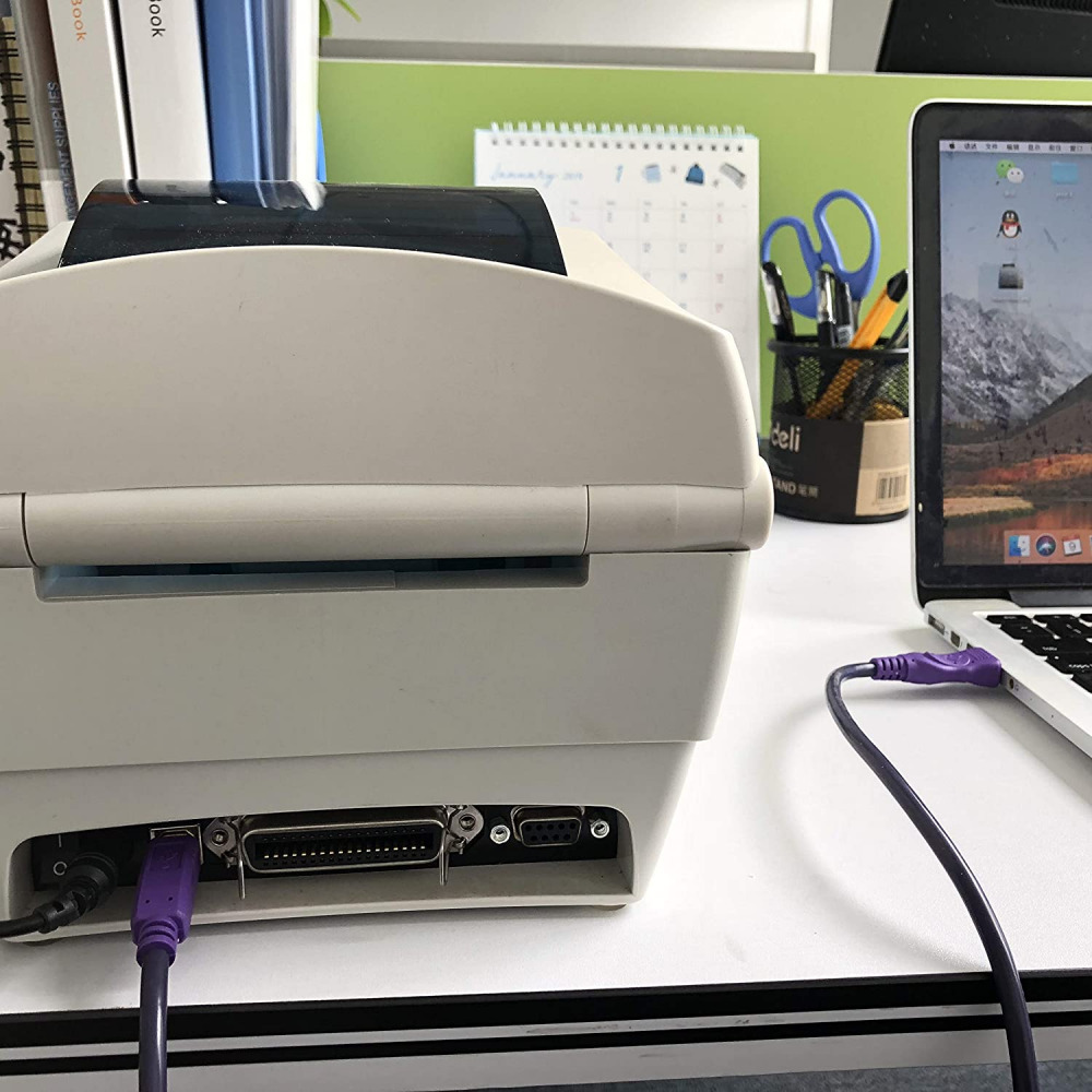 WAWPI Printer Cable 20 feet, USB 2.0 A-Male to B-Male 20 Feet/6m, 20 ft - Fresh Stock Dated February 2026