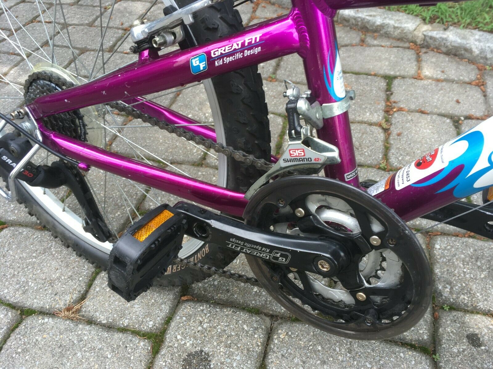 Gary Fisher Tyro purple kids mountain bike girls road bicycle small - Fresh Stock Dated December 2025