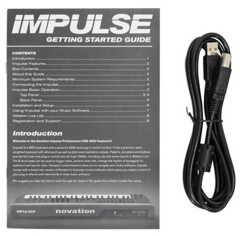 Novation IMPULSE 25 Ableton Live 25-Key MIDI USB Keyboard Controller - Fresh Stock Dated February 2026