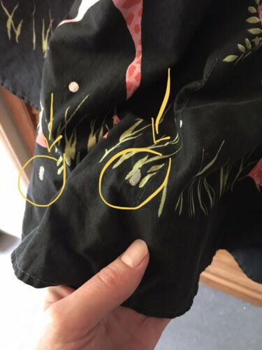 Vintage 1950’s Giraffe Novelty Print Panel Skirt JC Penny’s Circle Skirt - Fresh Stock Dated March 2026