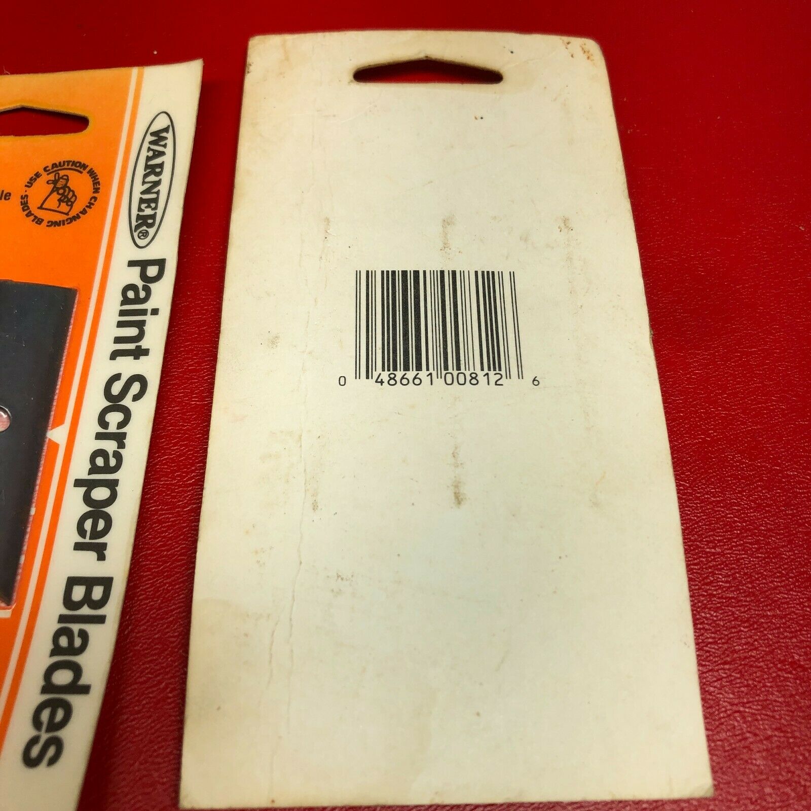Warner Paint Scraper Blades Lot of 2 new old stock vintage replacement - Fresh Stock Dated February 2026