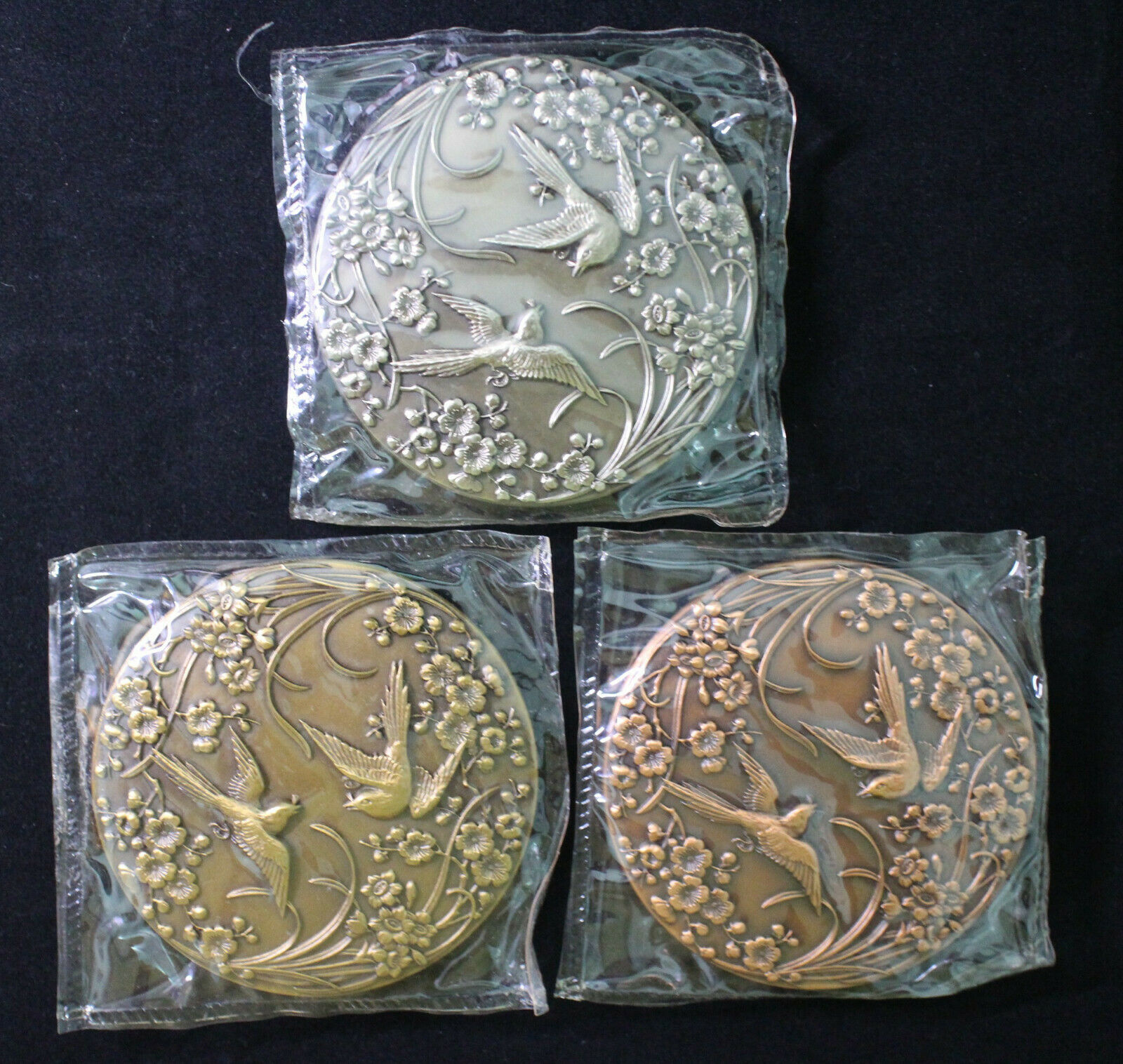 China (Brass, Copper, Paktong) 80mm Medals Set - Maitreya -Happy Ending-弥勒佛-皆大欢喜 - Fresh Stock Dated February 2026