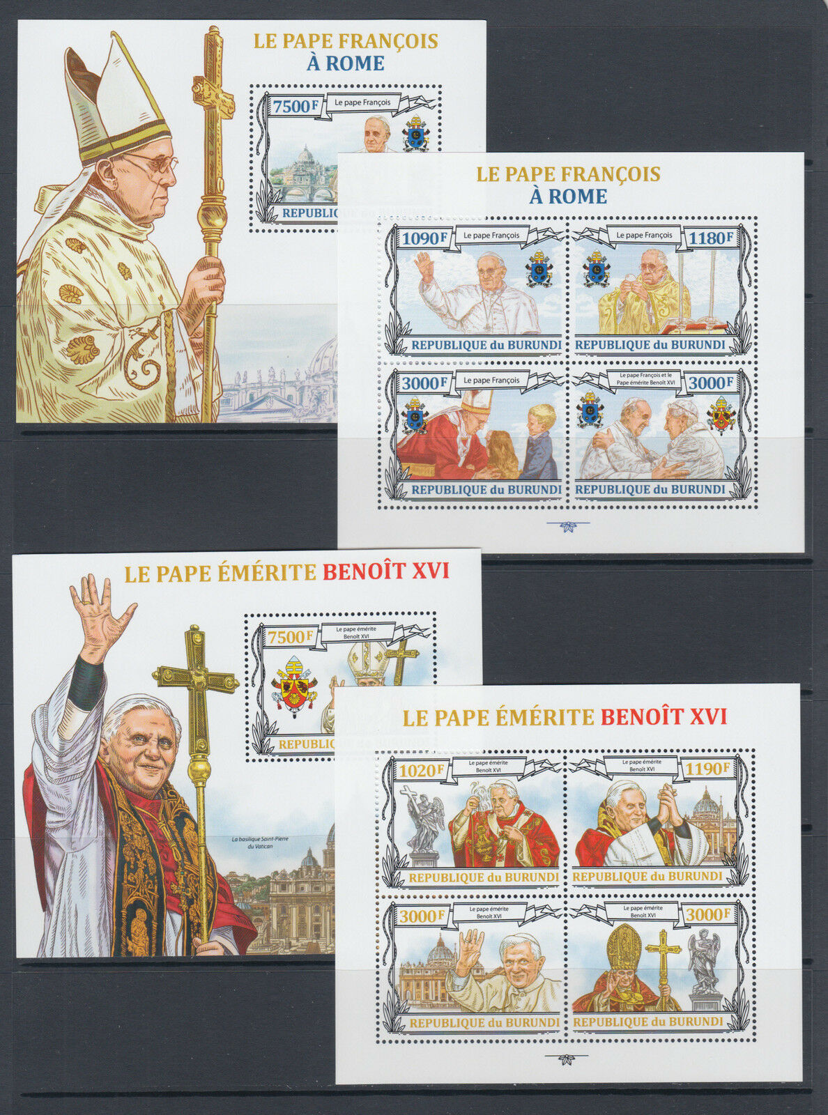 Burundi Sc 1341-1380 MNH. 2013 Russian & Chinese PHILEX, cplt set of 40 s/s, VF - Fresh Stock Dated January 2026