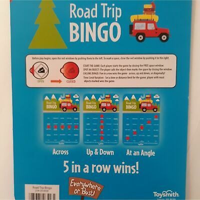 Road Trip Bingo 3pc Set Ages 3 and Up Educational Learning Aid Fun Toy - Fresh Stock Dated December 2025